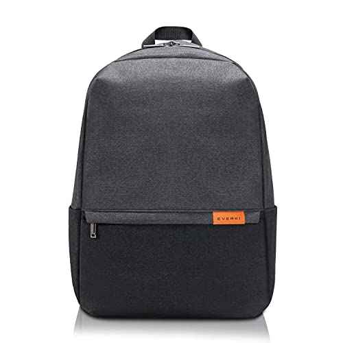 EVERKI Light Laptop Backpack with Hidden Pocket 15.6-Inch - Durable Men¡¯s Work Back Pack, Business Travel Backpack, College Laptop Bookbag for Men & Women, Work Office Back Pack, (EKP106) Charcoal