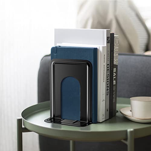 MaxGear Large 2 Pairs Matte Painted Heavy Duty Bookends for Shelves