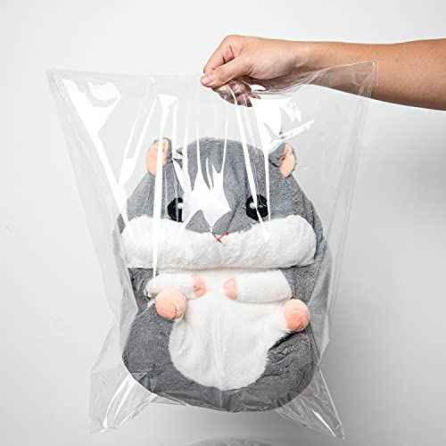 AUEAR, 16x20 (100 Pack) Clear Plastic Sleeves - Acid Free 1.6mil Crystal Resealable Bags -Fit for 16x20 Art Prints, Photos, Clothing
