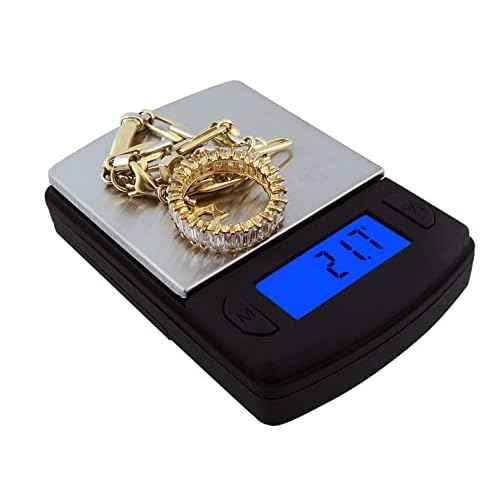 GemOro Platinum V600M | Durable Precise Jewelers Countertop Portable Mini Scale | Digital Precision Tool with Expert Professional Reading & Accuracy 600g x 0.1g Readability V Series