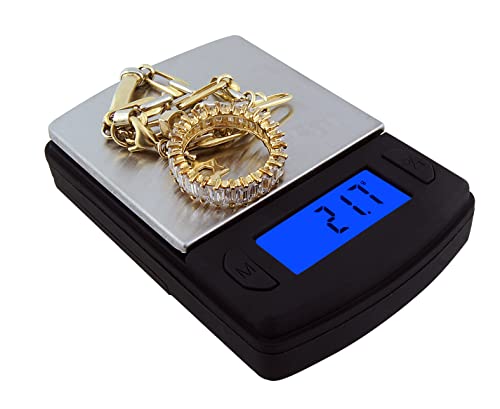 GemOro V600M Mini Jewelry Scale 600g x 0.1g Portable Digital Weighing Tool