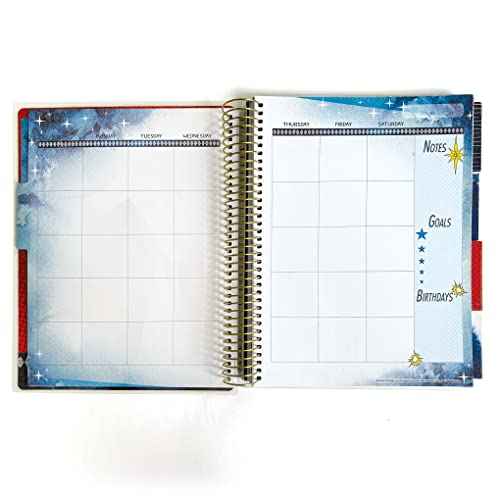 Paper House Productions DC Comics Wonder Woman 12 Month Undated Planner Set with Month and Event Flag Stickers and More!
