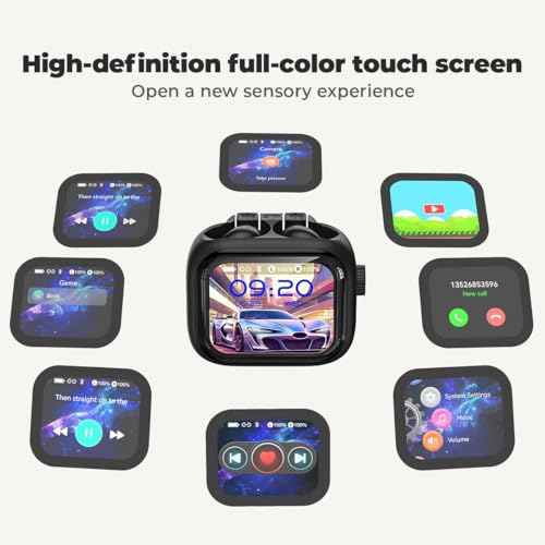 NE40 AI Translation Earbuds in Real Time, Language Translator Headphones with LCD Touch Screen Audifonos Traductores Ingl?s Espa?ol Support 140 Languages for Travel Business