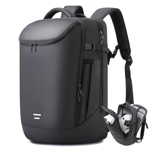 Travel Backpack for Men, Fits 17.3 inch Laptop Daypack, Water resistant Business Casual Carry on Backpacks Flight approved for Women & Men