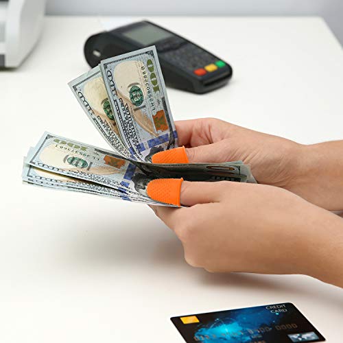 40 Pcs Rubber Finger Tip Covers Pads Set for Money Counting & Crafts