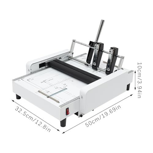 Electric Booklet Maker Machine for A3 Paper Folding and Binding - High Efficiency Office & School Stapler