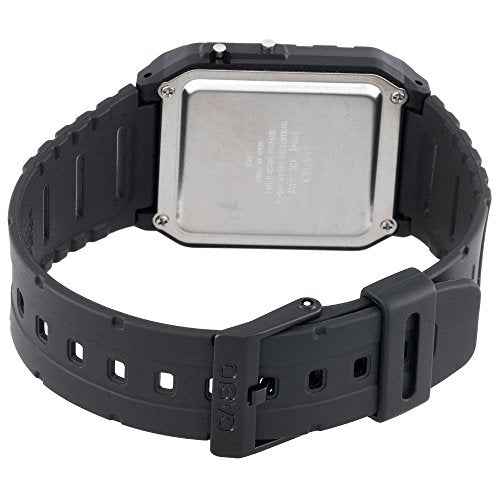 Casio Casio-CA53W-1Z Watch, Black/White, Strip, Black/White, PEQUE?O, Strip