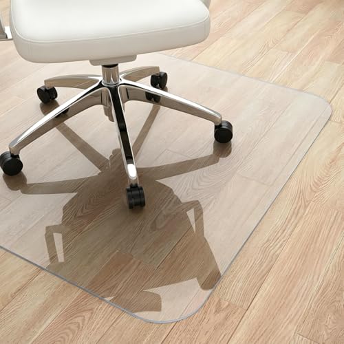 Yecaye Transparent Office Chair Mat for Hardwood Floors 36x48 Inches