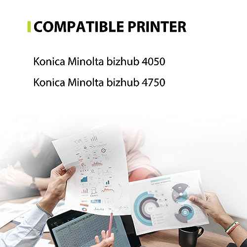 TNP44 TNP46 Toner Cartridge Compatible for Konica Minolta TNP 44 TNP-44 TNP 46 TNP-46 A6VK01F A6VK01W Work with for bizhub 4050 4750(20,000 Pages, 1 Pack)