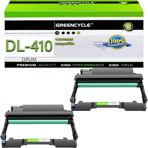 greencycle DL-410 Compatible Drum Unit Replacement for Pantum DL-410 Imaging Drum DL410 use for M7102DW P3012DW M6800FDW M7100DW M7200FDW M6802FDW M7102DN M7202FDW Printer (2-Pack)