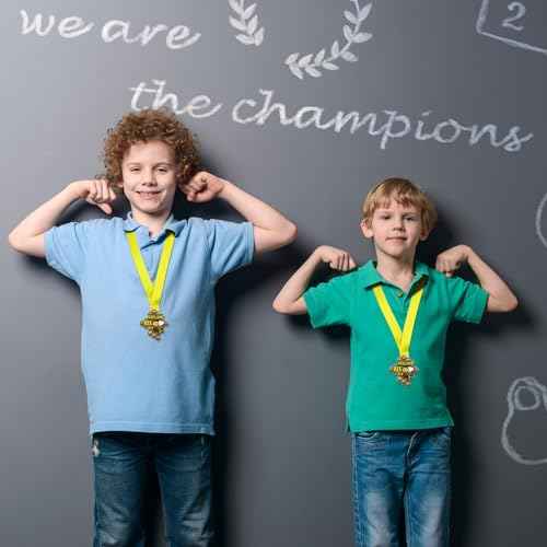 Zonon 12 Pcs Spelling Bee Medals Bulk Honeycomb Spelling Bee Award Medals with Neck Ribbon 3.23 x 3.15 Inches Spell Trophy for Back to School Competitions Party Supplies Winner Gifts