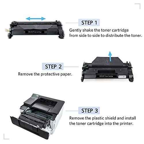 MxVol 2PK CRG052 Toner Cartridge Compatible Replacement for Canon 052 CRG-052 Toner Cartridge Black Ink for Canon imageCLASS MF424dw MF426dw MF429dw MF429x LBP214dw LBP215dw Printer