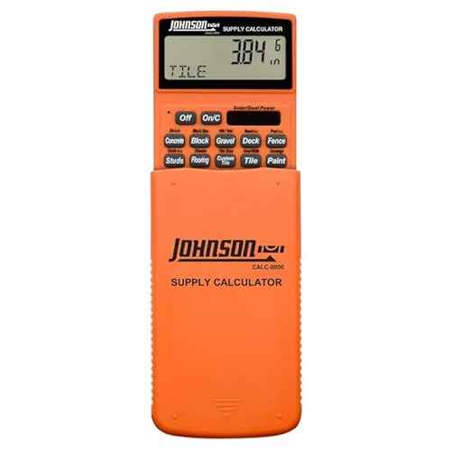 Johnson Level & Tools CALC-0000 Supply Calculator