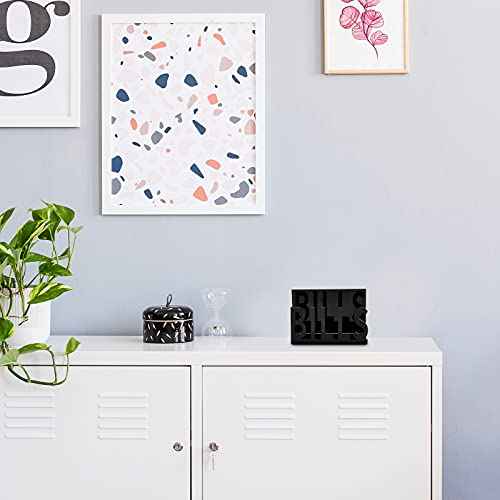 2 Pcs Mail Bill Organizers Holders for Desk Mail Holder Countertop Hollow Sorter Letter Decorative Bill and Desk Vertical Envelope Holder