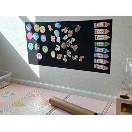 Magnetic Chalkboard Wallpaper Peel and Stick 48" x 24", Self-Adhesive Chalkboard Contact Paper with Starter Kit - Ideal for Playroom Home Classroom