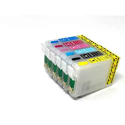 INKXPRO Empty Remanufactured Refill Cartridge Kit Works with Artisan 1430 Stylus Photo 1400 Printers (Refillable Cartridges Only)
