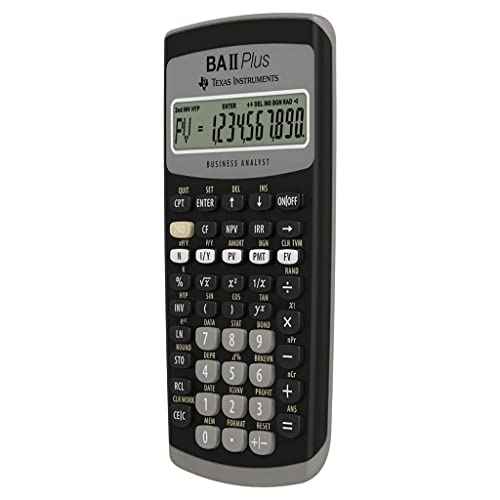 (Texas Instruments) Advanced Financial Calculator (BA II Plus)