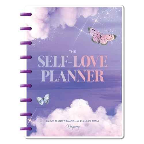 Rongrong Disc-bound Undated Self Love Planner - 4 Artistic Dashboards - Guides you through daily, weekly, and monthly self-care practices