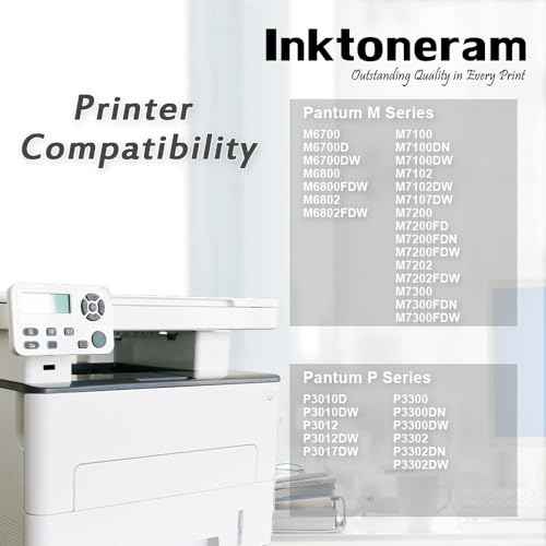 TL-410 TL410 Compatible Toner Cartridges Replacement for Pantum P3012DW P3302DW P3010D P3017DW P3300DW P3010DW M6802FDW M7100DW M7102DW M7107DW M7200FDW M7202FDW M7300FDW (Black, 2-Pack)