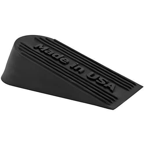 Suspension Dudes Heavy Duty Rubber Door Stopper 6.5" Black – Made in USA, Pack of 1
