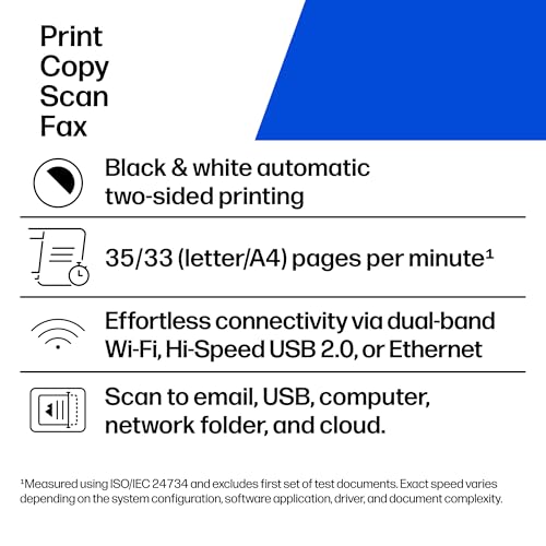HP LaserJet Pro 3101fdw Monochrome All-in-One Laser Printer for Small Teams