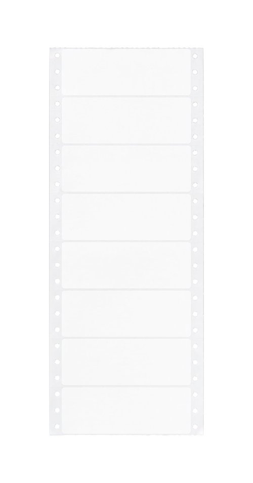 Avery White Computer Labels, 1-7/16" x 4", Dot Matrix and Pin-Feed Printer Compatible, 5,000 Total (4014)