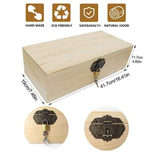 Wooden Locking Currency Money Cash Tray with Coin Tray, 5 Compartment Wooden Cash Money Currency Organizer Storage Change Box Case Holder Moneyboxes with Lockable Cover 300 Money Wrappers