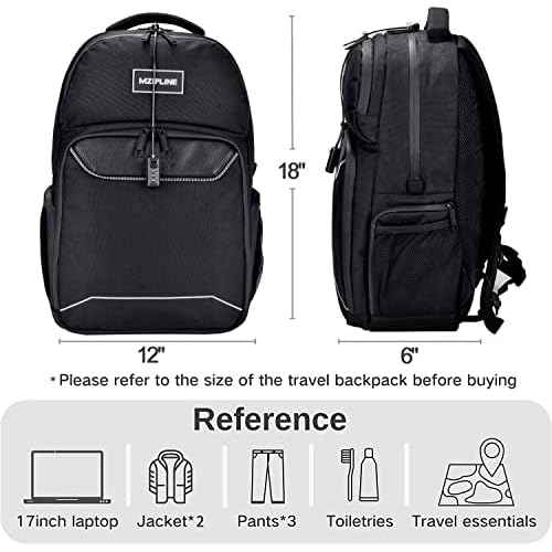 Travel Backpack Bag Anti-Theft Business Laptop Backpack with Lock,Large Daypack Travel bags for College Men & Women (Black)