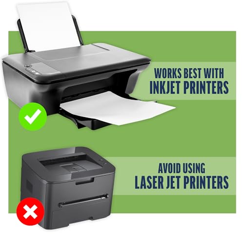 WristCo Printing and Crafting Paper ? Water-Resistant Paper for Inkjet Printer ? Tyvek Sheets Double Sided, Tear-Resistant, Durable, Weatherproof for Signs, Origami, Painting, & Drawing - 100 ct