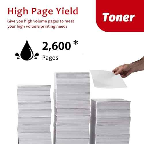 F165400 Black Toner Cartridge (1-Pack) - PINOS Compatible F165400 Cartridge Replacement for Canon F165400 Black Toner Cartridge Work with F165400 Printer
