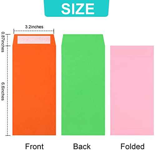Cash Envelopes -120 Envelopes Money Saving Challenge, 3.2x6.6inch Money Envelopes for Budgeting, Coins, Checks, Gift Cards & Tickets