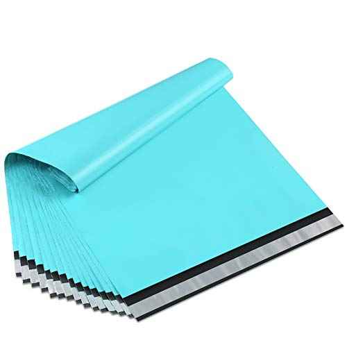 UCGOU Poly Mailers 14.5x19 Inch Teal 100 Pack Large Shipping Bags #7 Strong Thick Mailing Envelopes Self Sealing Adhesive Waterproof and Tear Proof Mailing Bags for Shipping Clothes