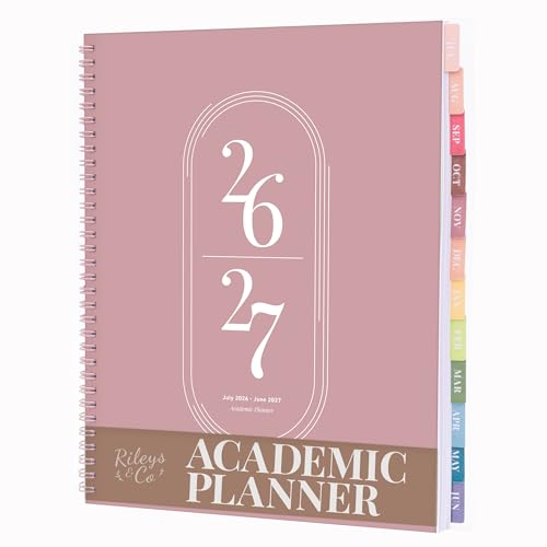 Academic Planner 2026-2027 Daily Weekly Monthly School & Work Organizer