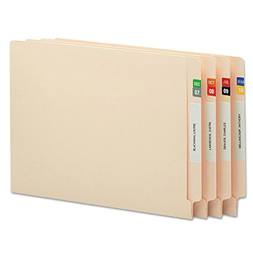 Smead ETS Color-Coded Month Label, Jan.-Dec., Label Sheet, Assorted Colors (67450)