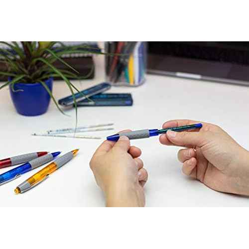 Schneider Slider 755 XB (Extra Broad) Ballpoint Pen Refill, 1.4 mm, ISO Format G2, Black Ink, Box of 10 Refills (175501)