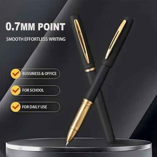 30 Pcs Gel Pens Black Fine Point Smooth Writing Pens, Gel Ink Rollerball Pens 0.7mm,for Office for School, Back to School Supplies