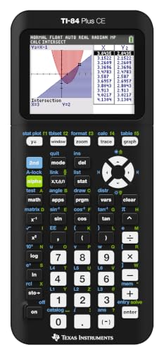 Texas Instruments TI-84 Plus CE Color Graphing Calculator - Black