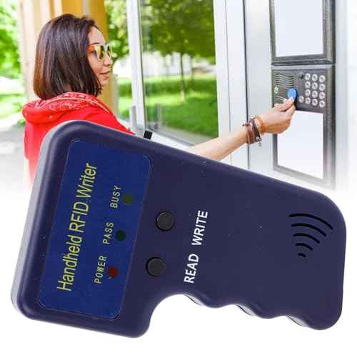 ciciglow FOB Copier, 125 KHz Portable Copier Writer, Portable Identification Card Duplicator + 6 IC + 6 Cards Recordable