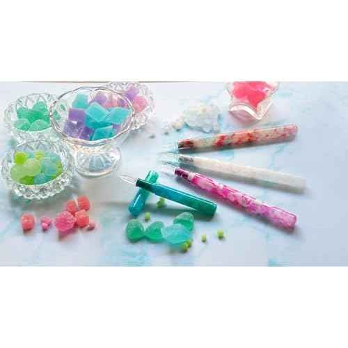 ÞÑà¤ûù? Teranishi Chemical Industry GLAAL-JR Guitar Glass Pen, Aurora, Long, with Cap, Jelly Red