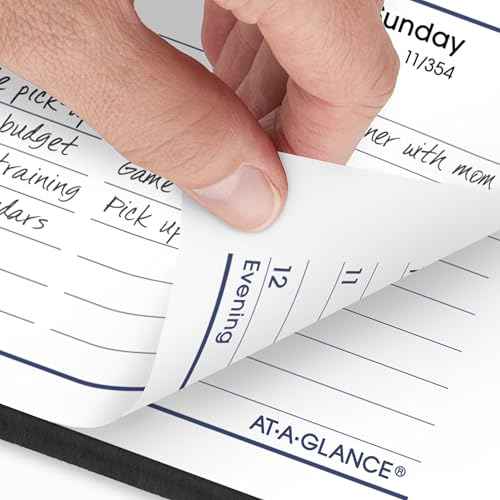 AT-A-GLANCE 2026 Appointment Book Planner, Weekly, 5" x 8", Small, DayMinder, Black (G2000026)
