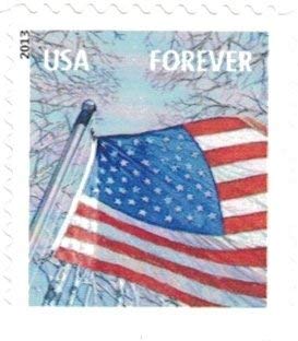 20 USPS Forever Stamps Collectible Flag for All Seasons 2013 Booklet - Self-Adhesive, First-Class