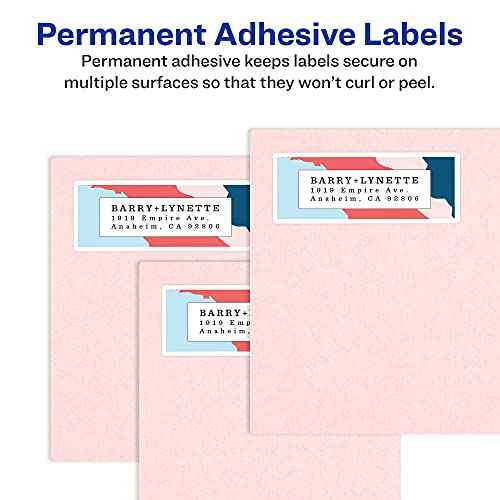 Avery Shipping Labels with TrueBlock Technology, 4" x 6", White, Permanent, 6 Packs for 120 Labels Total (45292)