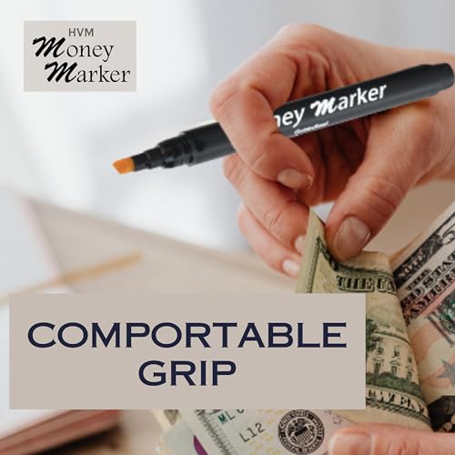 HVM 5 Pack Counterfeit Money Detector Pens - Fake Bill Detection