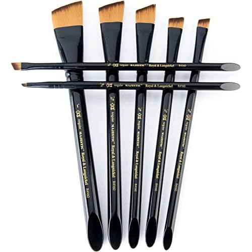 Majestic Angular Brush Set, 7/Pkg
