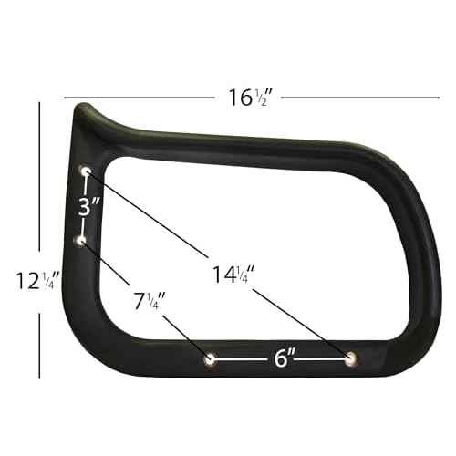 chairpartsonline Replacement Office Chair Loop Arm - Rounded Style Right Side S3676R-A