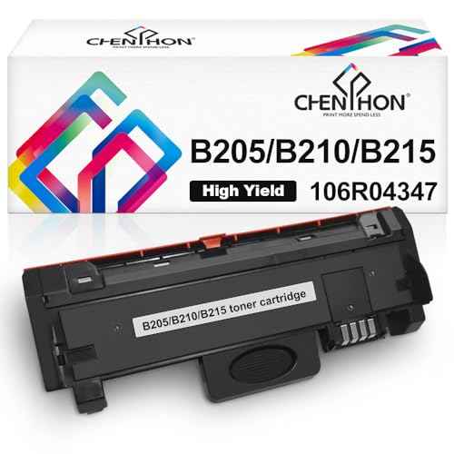 Compatible B205 B210 B215 Toner Cartridge Replacement for 106R04347 106R04346 use for B210DNI B205NI B215DNI Printer, High Yield 3,000 Pages (Black, 1-Pack)