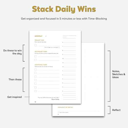 Undated 13-Week Planner to Increase Productivity, Destroy Procrastination, and Time Management. Track Success Habits and Goals, Daily and Weekly