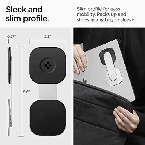 Spigen for MagSafe Mount, Compatible with iPhone 17/16/15/14/13/12, Pixel 10/Pro/Pro XL/Fold, Pixelsnap, AirPods Pro 3/2/1, AirPods 4/3 Magnetic Mounting on Laptops/Monitors - Silver (S312)