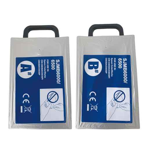 COCADEEX 2 Pieces SJMB6500 Maintenance Cartridges Compatible with ColorWorks CW-C6000A CW-C6000P CW-6030A CW-6030P CW-C6500A CW-C6500P Printer,SJMB6000 Waste Ink Tank