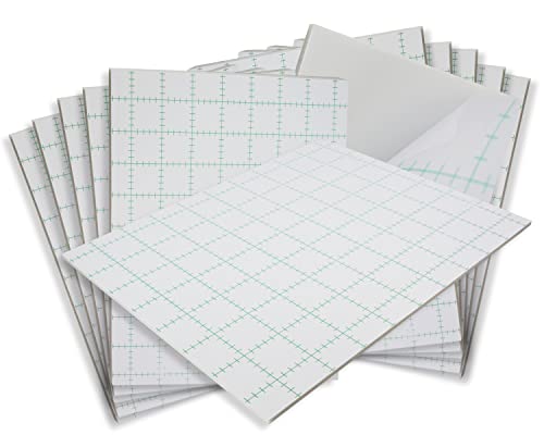 8.5x11 Self Adhesive Foam Board 10 Pack - White, 3/16 Thick, Mounting Poster Art